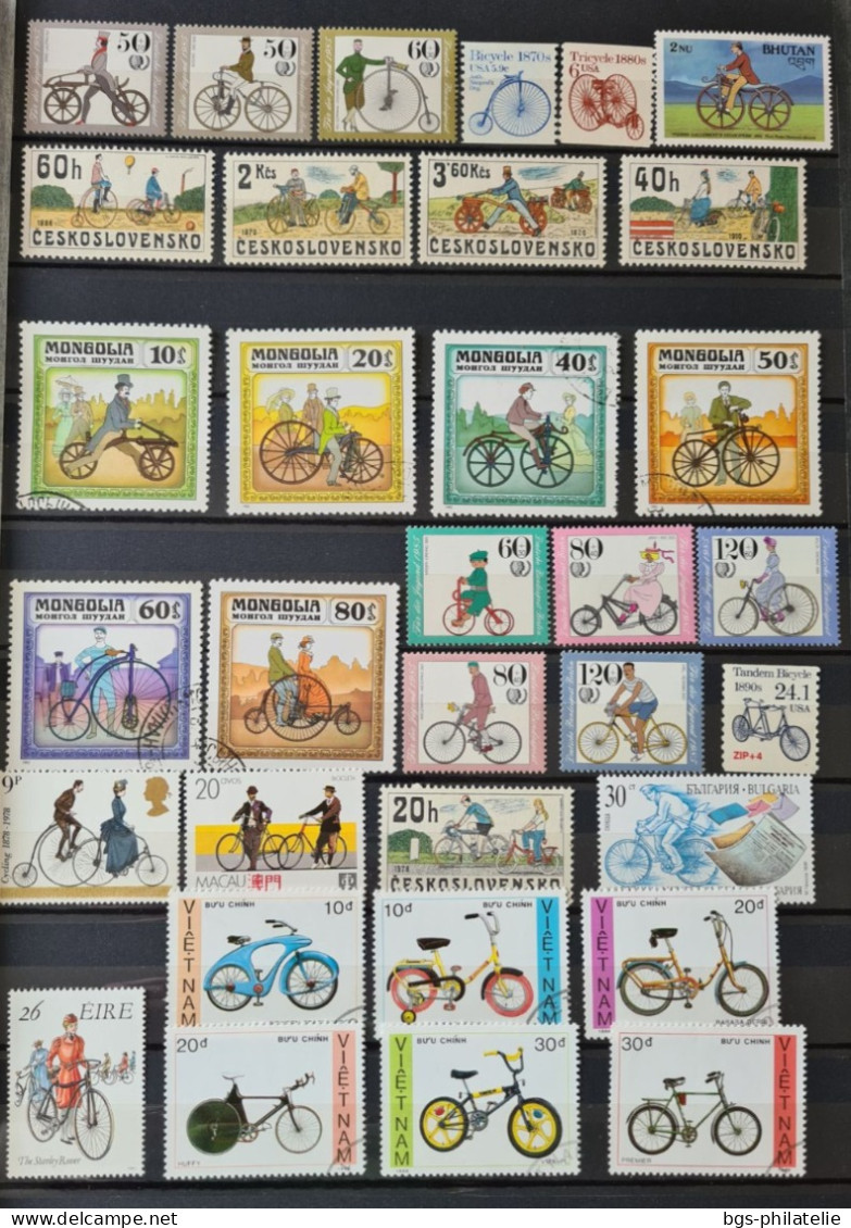 Collection De Timbres Sur Le Thème Du Sport. - Collections (sans Albums)