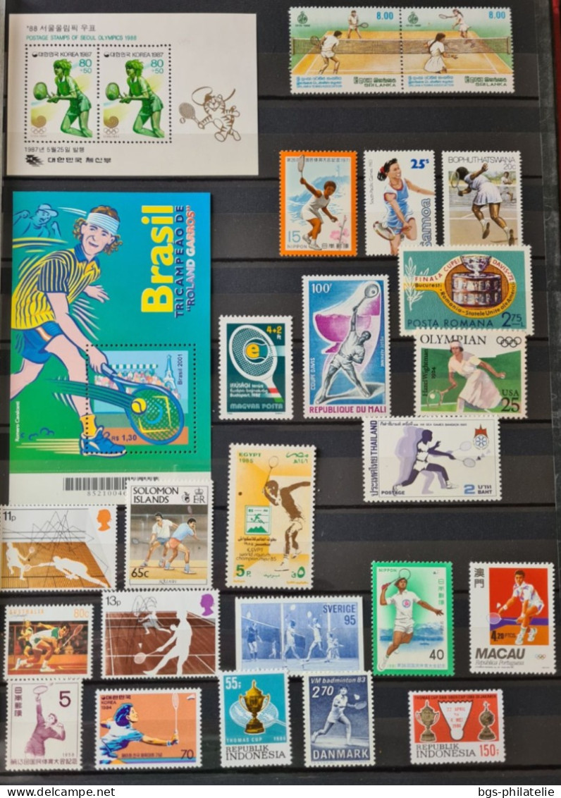 Collection De Timbres Sur Le Thème Du Sport. - Collections (sans Albums)