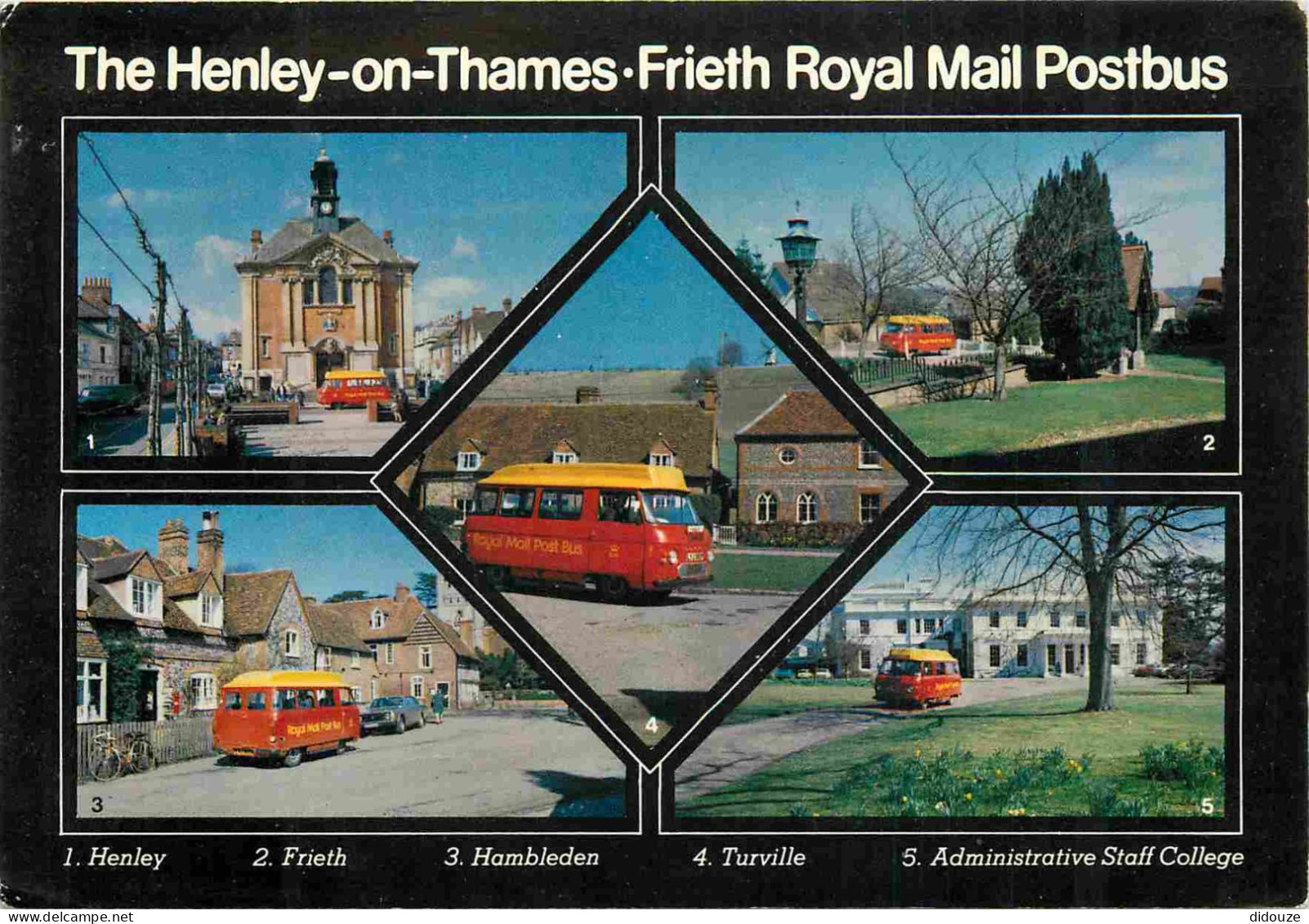 Angleterre - Henley On Thames - The Henley On Thames Frieth Royal Mail Postbus - Multivues - Oxfordshire - England - Roy - Altri & Non Classificati