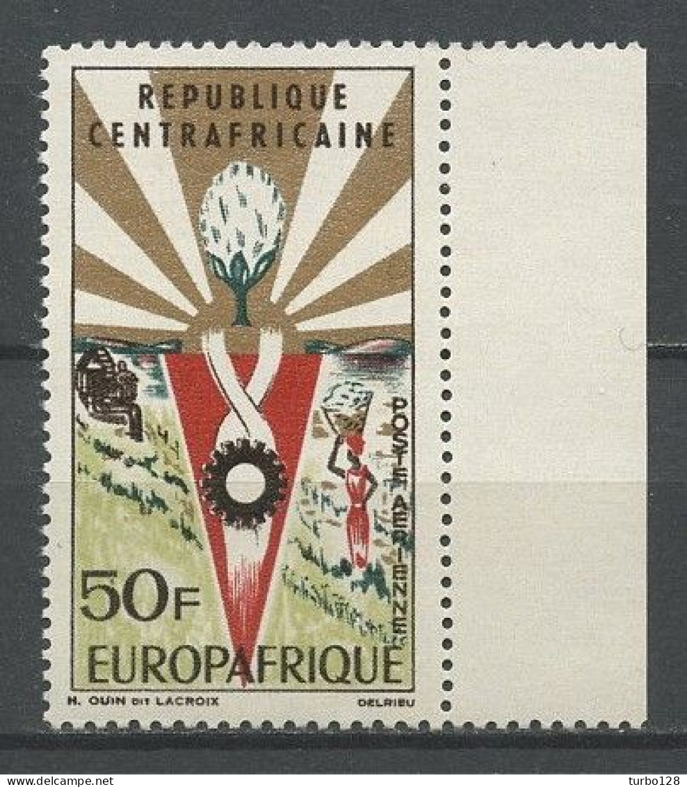 CENTRAFRICAINE 1965 PA N° 34 ** Neuf MNH Superbe C 1.30 € Europafrique Agriculture - Central African Republic