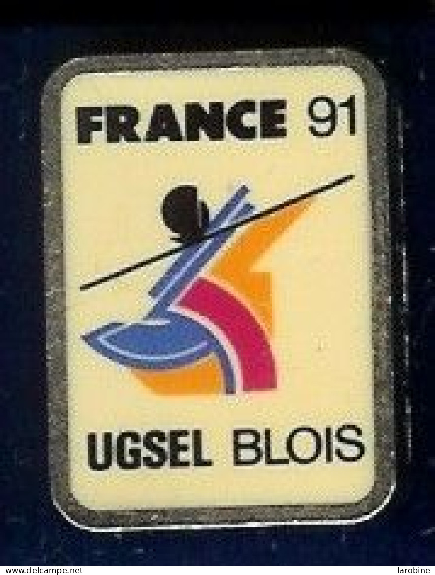 @@ Javelot Athlétisme UGSEL Union Gymnastique Et Sportive BLOIS FRANCE 1991 @@sp48 - Athletics