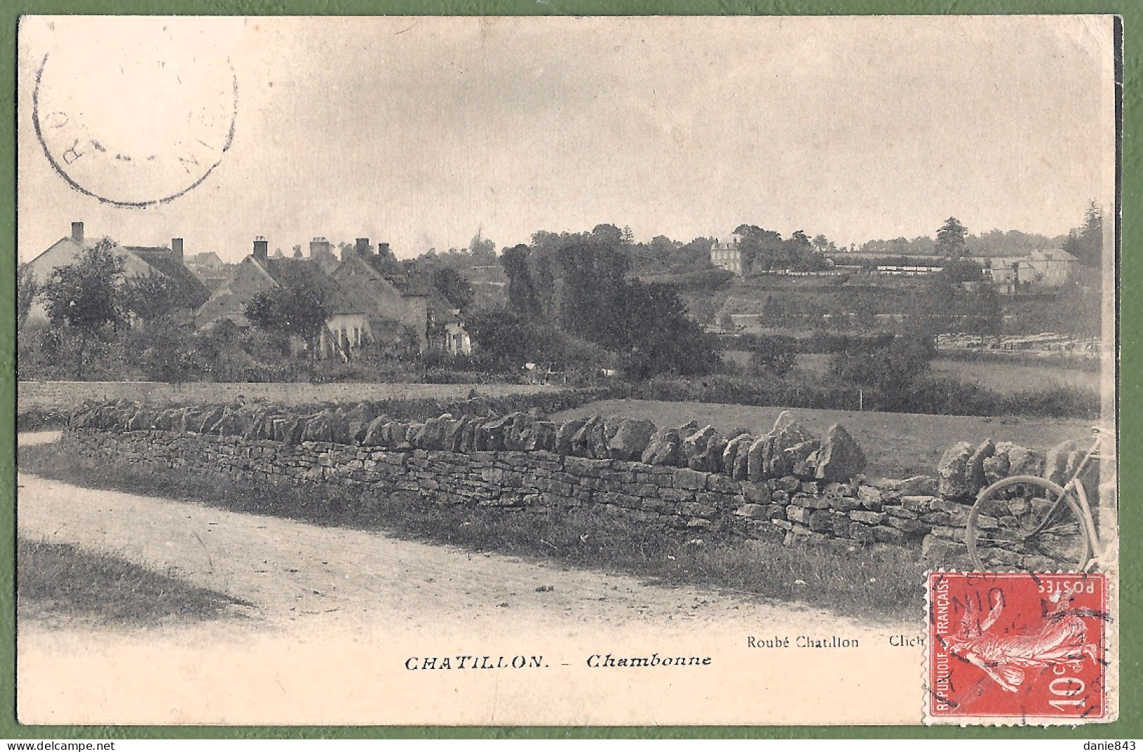 CPA Vue Rare - NIEVRE - CHATILLON EN BAZOIS - CHAMBONNE - - Chatillon En Bazois