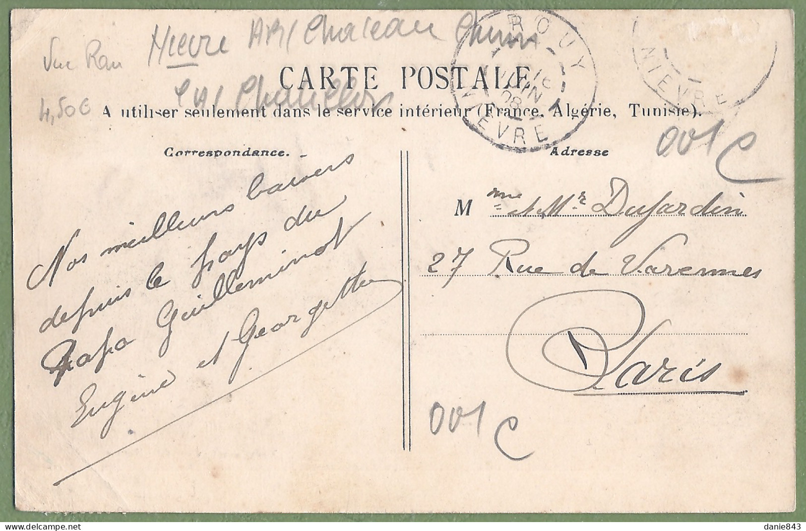 CPA Vue Rare - NIEVRE - CHATILLON EN BAZOIS - CHAMBONNE - - Chatillon En Bazois