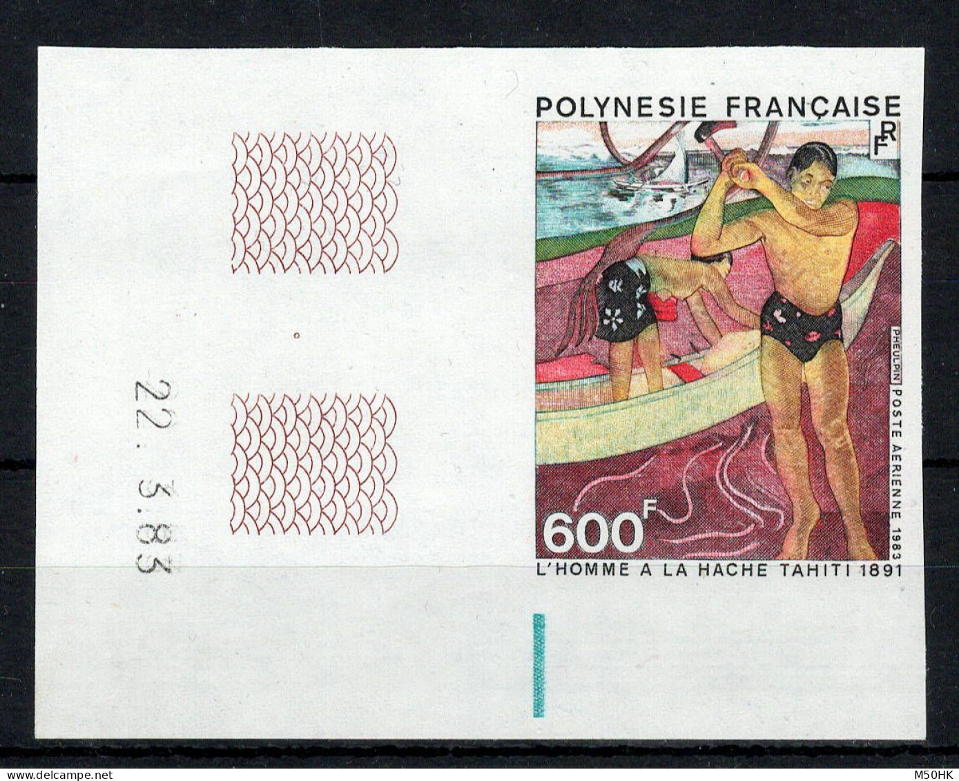 Polynésie - Non Dentelé - YV PA 174 N** MNH Luxe , Gauguin - Geschnittene, Druckproben Und Abarten