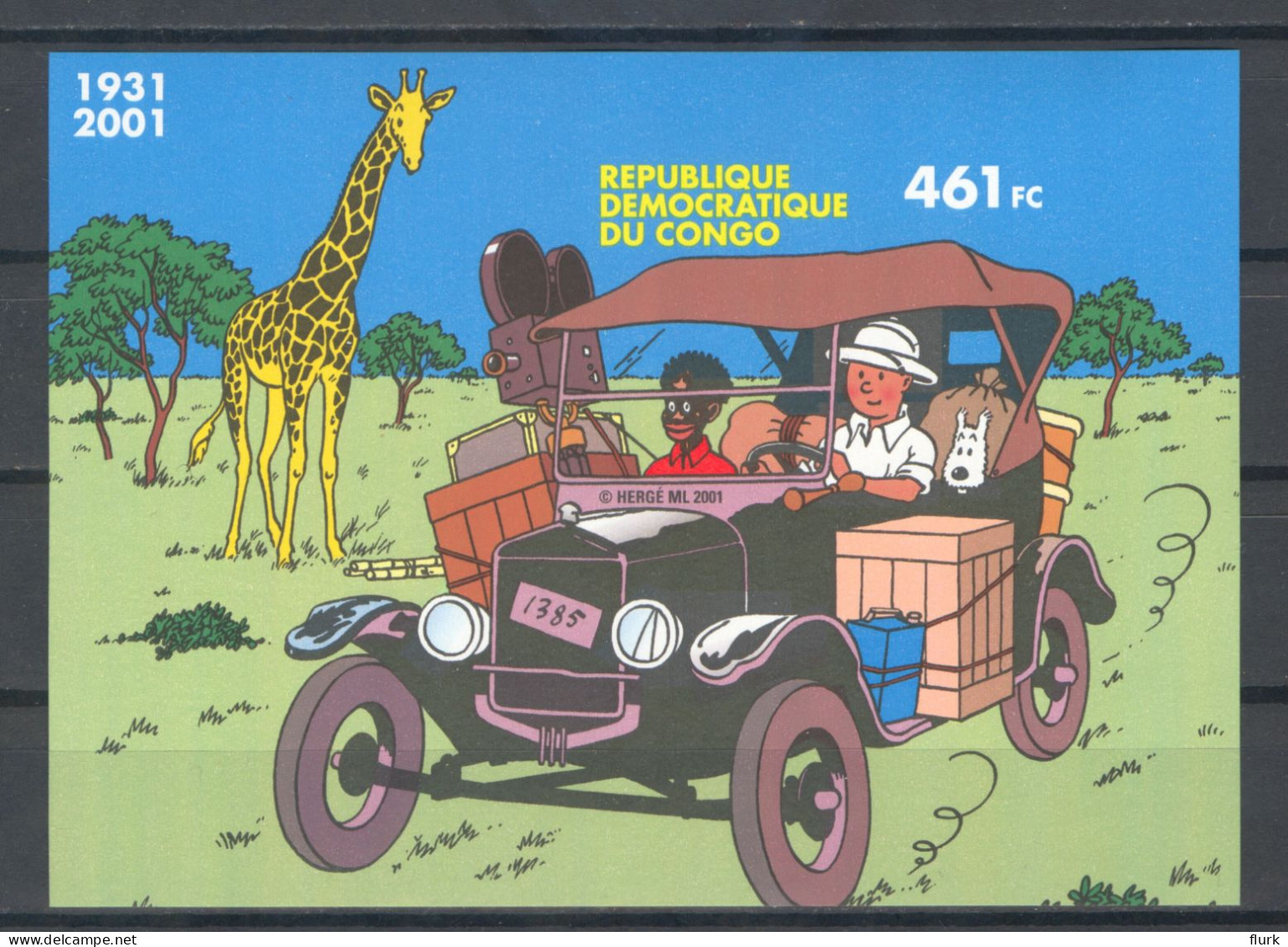 Congo BL205A Ongetand Kuifje Tintin Perfect - Ungebraucht