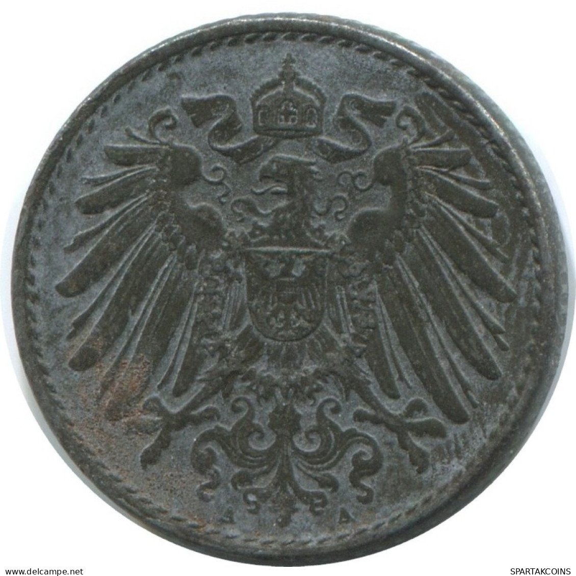 5 PFENNIG 1919 A ALEMANIA Moneda GERMANY #AE650.E.A - 5 Rentenpfennig & 5 Reichspfennig