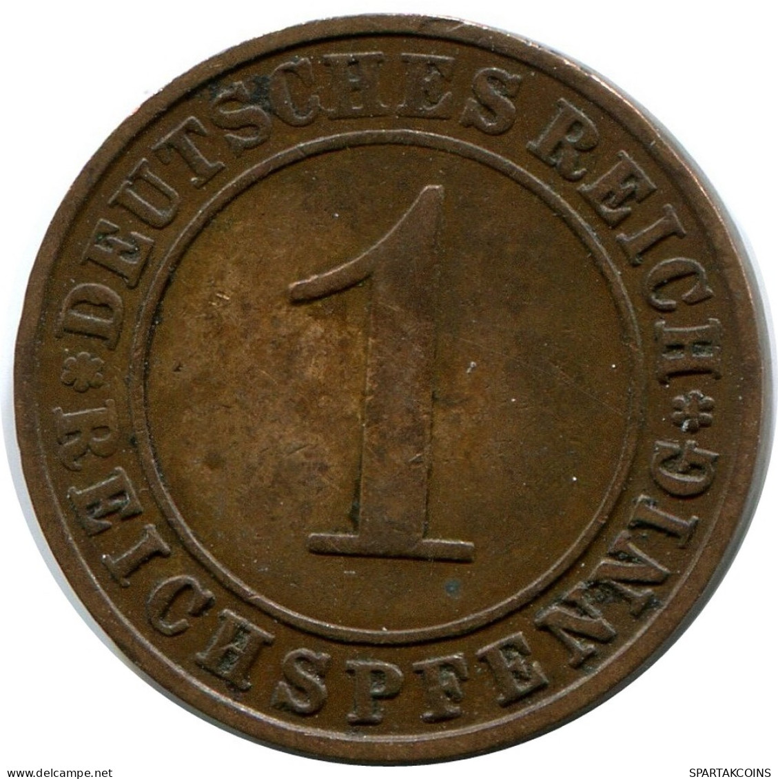 1 REICHSPFENNIG 1924 A ALEMANIA Moneda GERMANY #DB771.E.A - 1 Rentenpfennig & 1 Reichspfennig