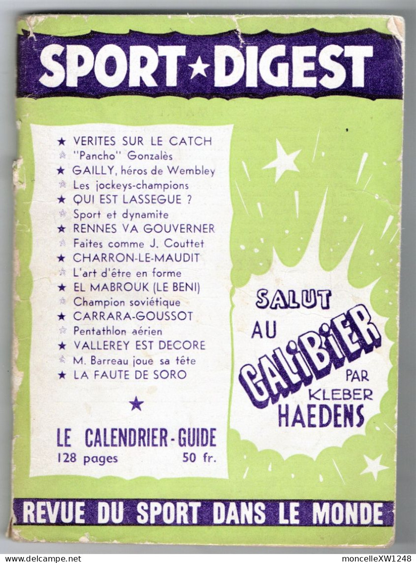 Sport Digest Lot 4 X N° 2-4-5-6 - Les Débuts 1948-1949...- Dessins De Pellos - Andere & Zonder Classificatie