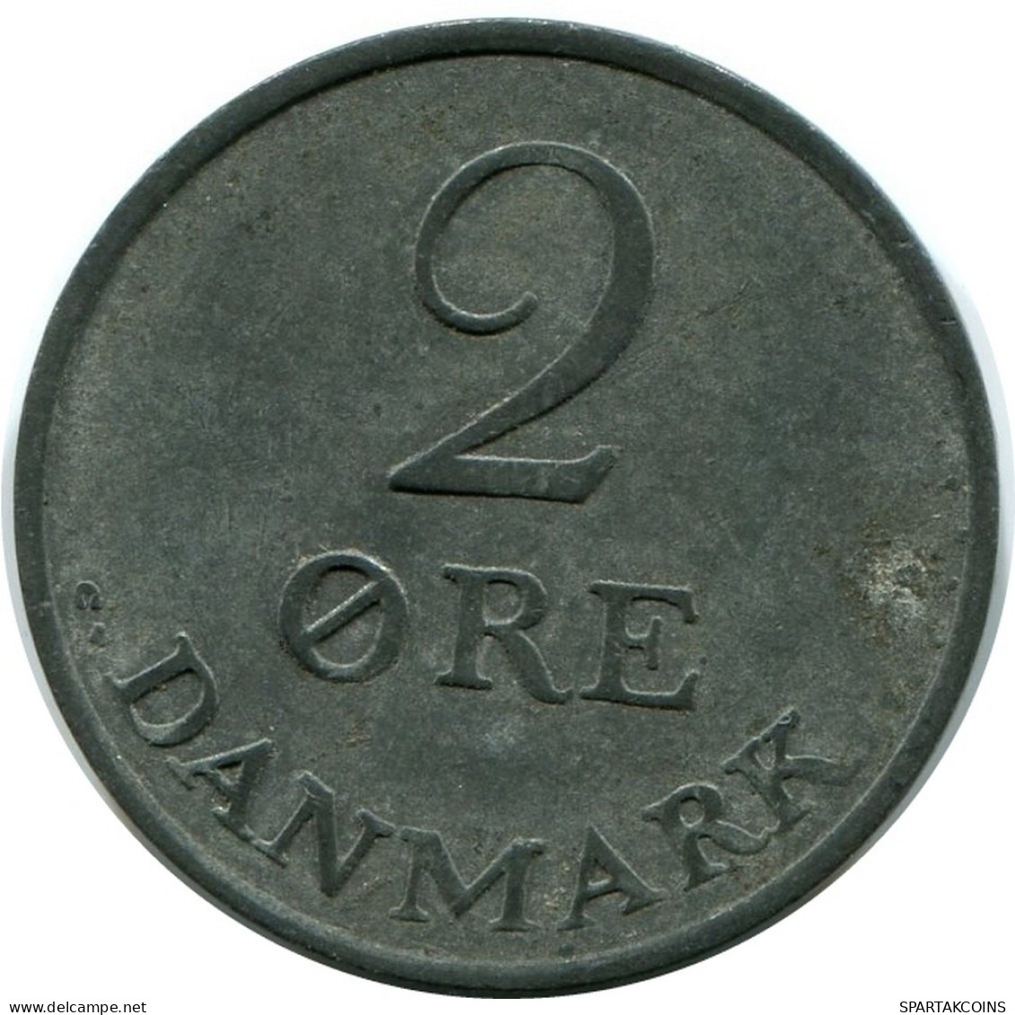 2 ORE 1967 DENMARK UNC Coin #M10397.U.A - Dänemark
