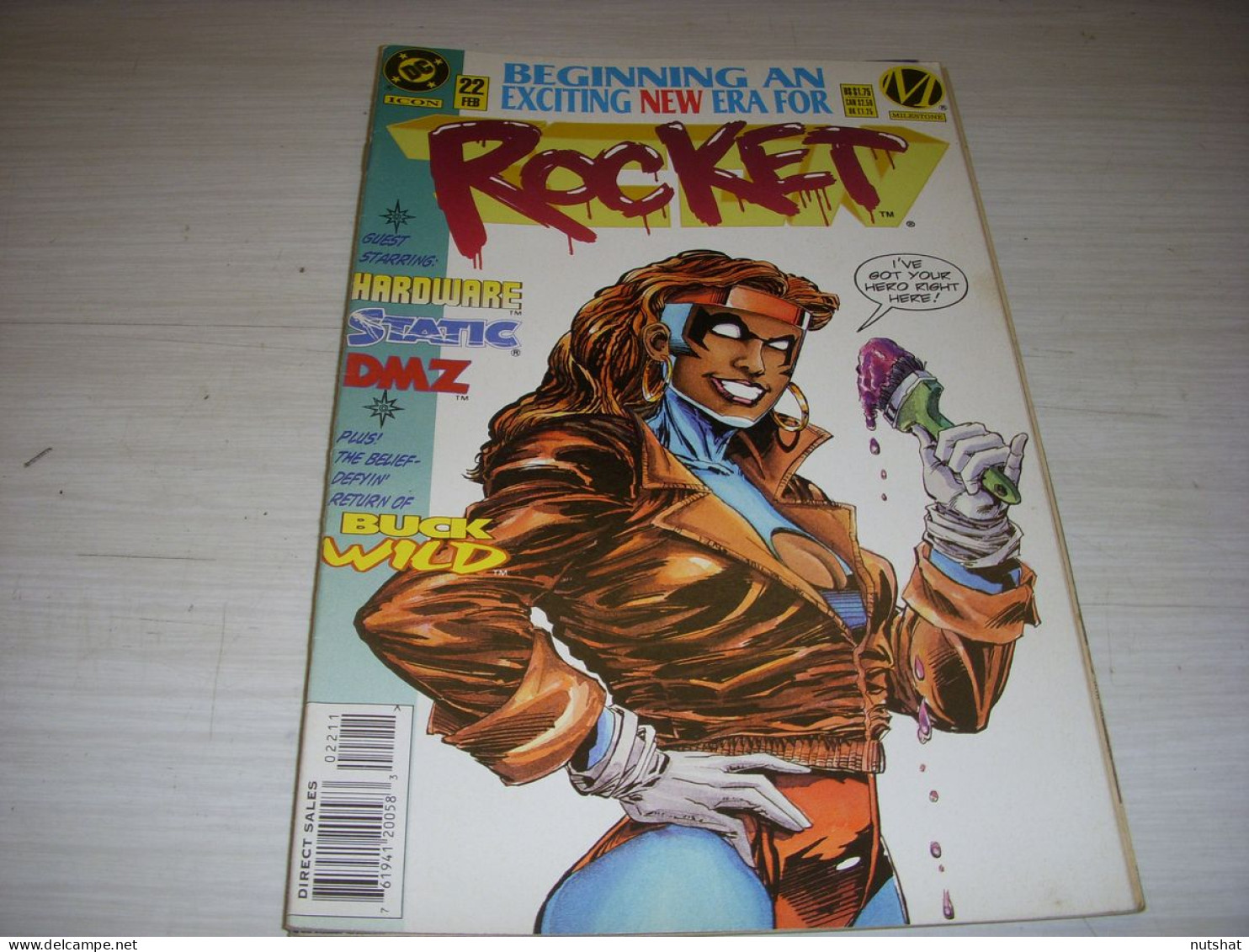 DC COMICS ROCKET  N° 22 1995 EXCITING NEW ERA FOR ROCKE - Autre Magazines