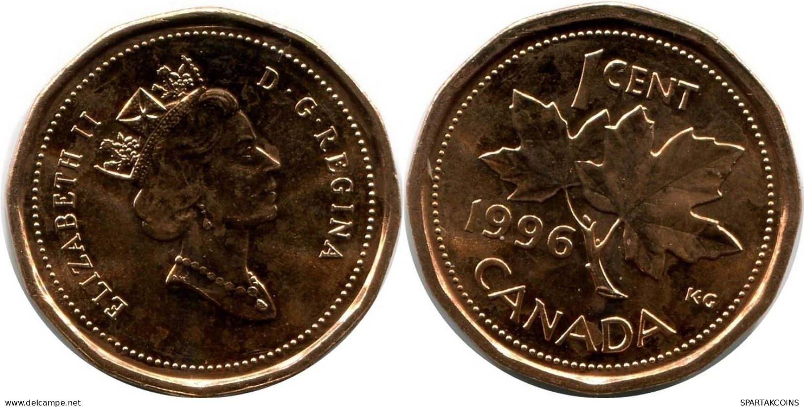 1 CENT 1996 CANADA UNC Moneda #M10351.E.A - Canada