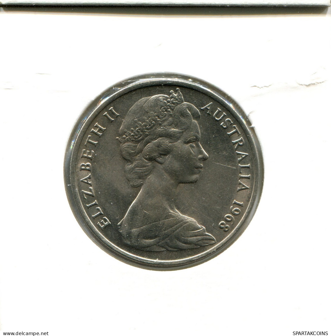 20 CENTS 1968 AUSTRALIE AUSTRALIA Pièce #AX342.F.A - 20 Cents