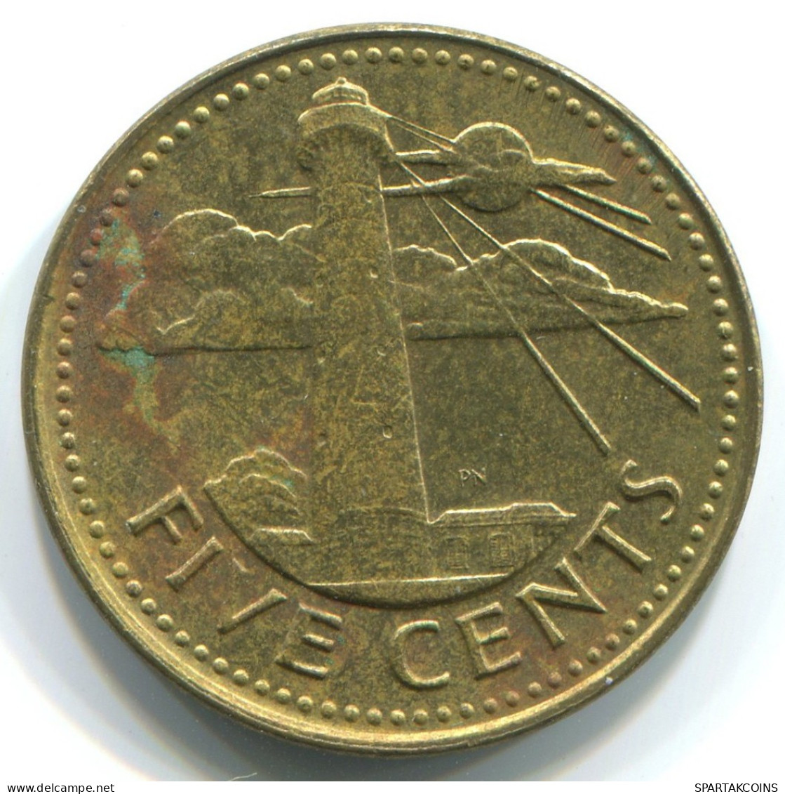 5 CENTS 1979 BARBADOS Moneda #WW1162.E.A - Barbades
