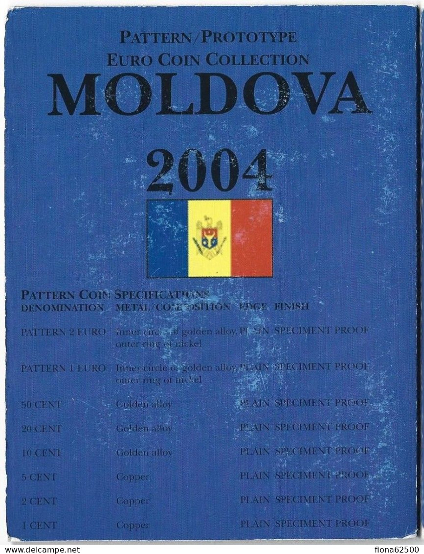 SERIE € ESSAIS 2004 . MOLDAVIE . - Pruebas Privadas