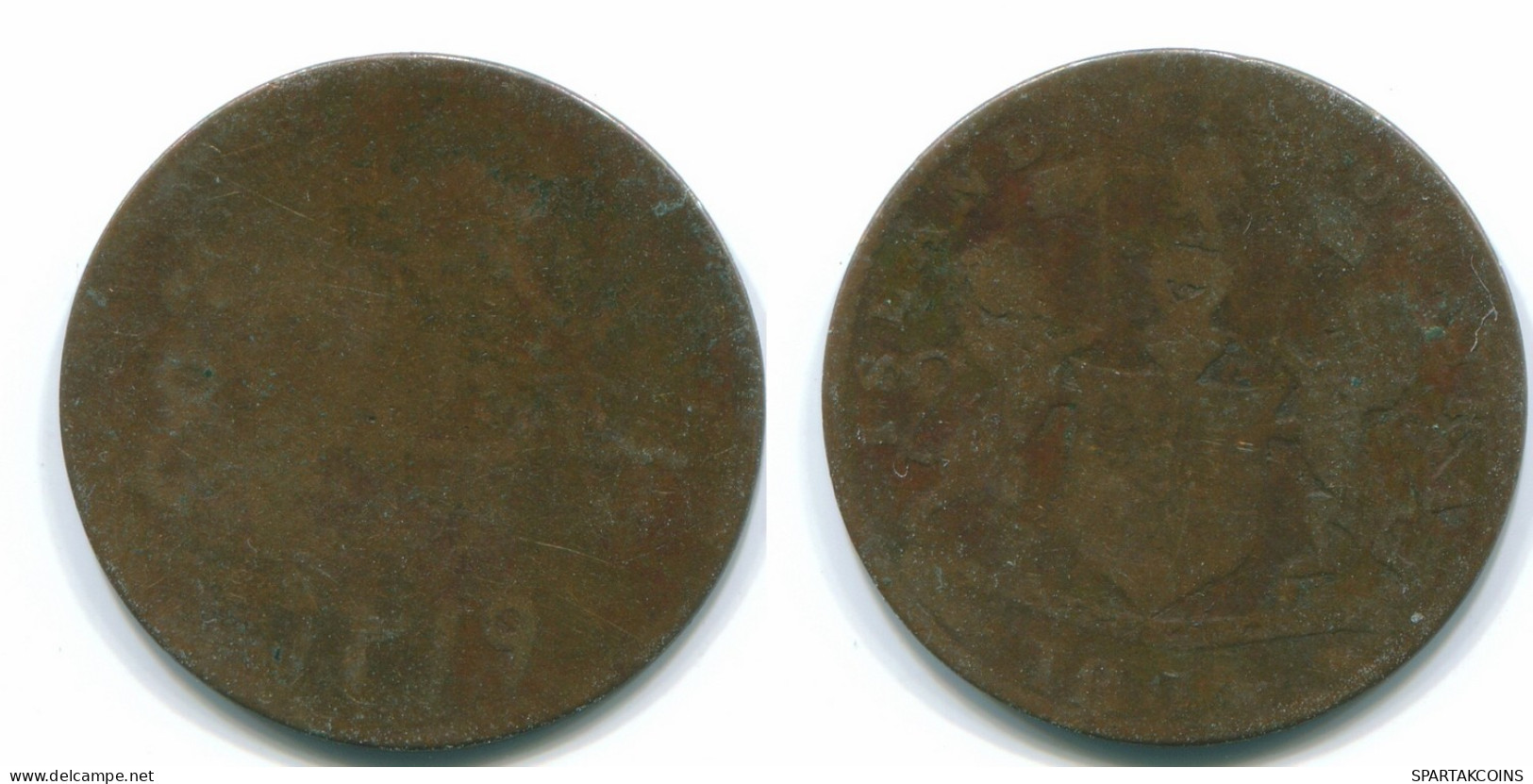 1 KEPING 1804 SUMATRA BRITISH EAST INDIES Copper Koloniale Münze #S11756.D.A - Inde
