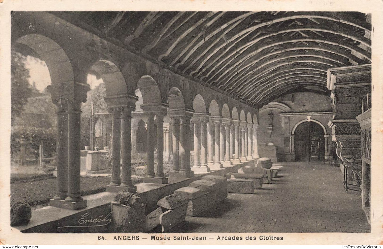 FRANCE - Angers - Musée Saint Jean - ARcacdes Des Cloîtres - Carte Postale Ancienne - Angers