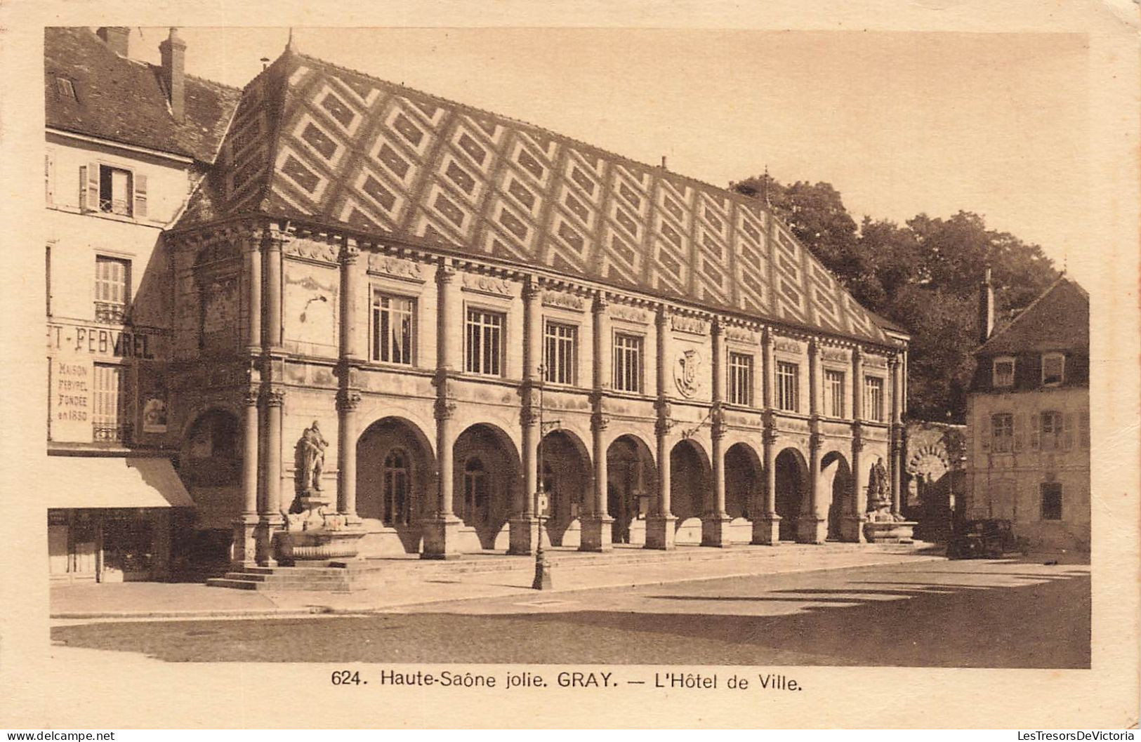 FRANCE - Haute Saône Jolie - Gray - L'Hôtel De Ville - Carte Postale Ancienne - Gray