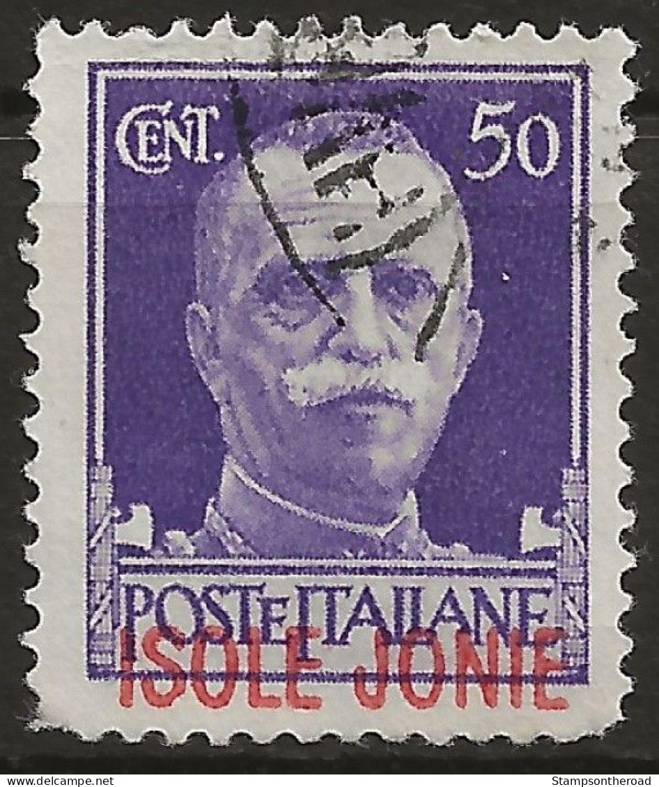 OIJO6U3 - 1941 Occup. Milit. Ital. ZANTE, Sass. Nr. 6, Francobollo Usato Per Posta °/ - Îles Ioniennes
