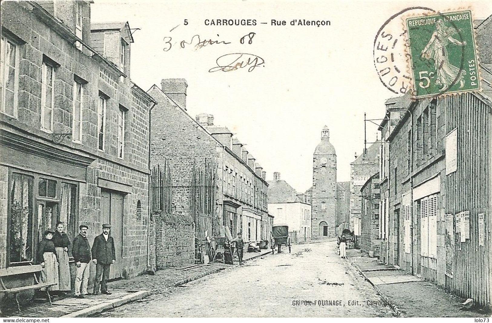 Carrouges - Rue D'Alençon - Carrouges