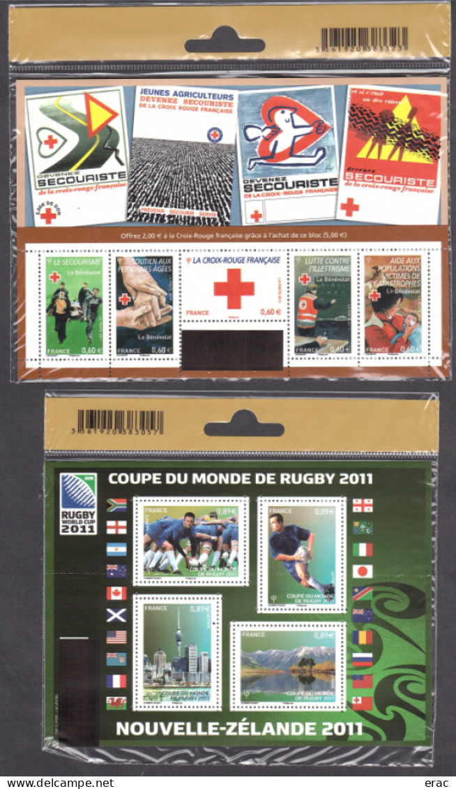 FRANCE - 2011 - Année complète - N° 4528 à 4630 + RP1 - Neufs ** - 114 tp