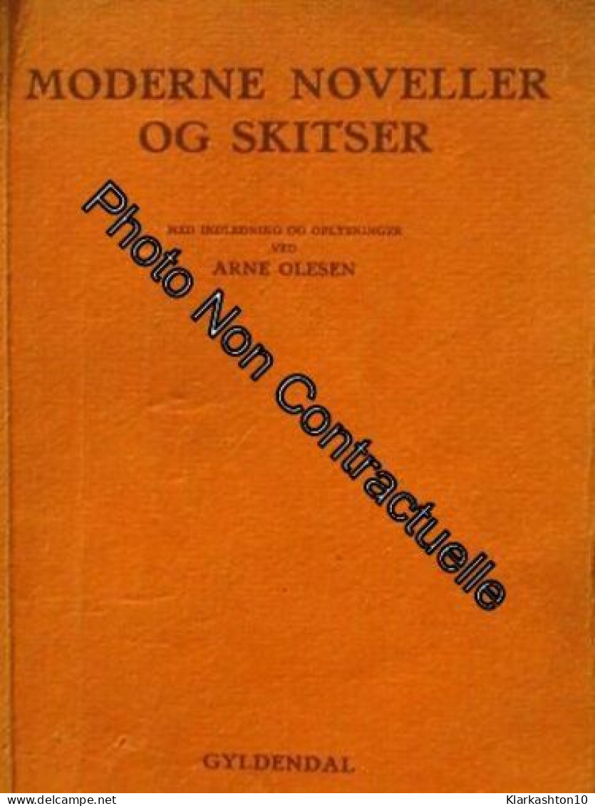 Moderne Noveller Og Skitser - Skandinavische Sprachen