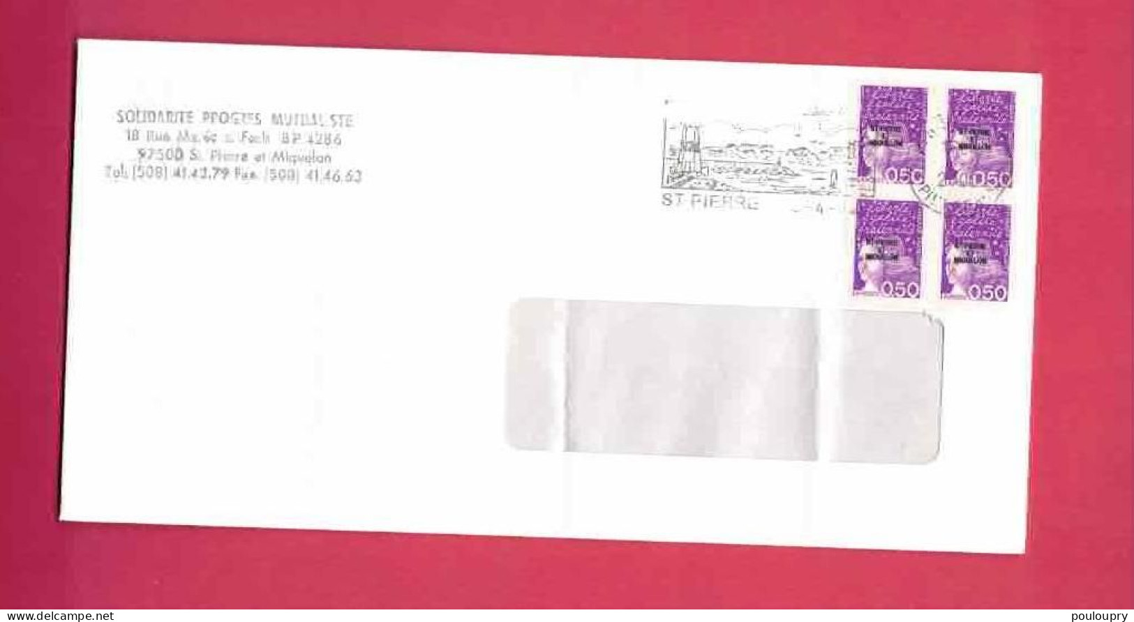 Lettre Avec YT N° 764 En Bloc De 4 - Storia Postale