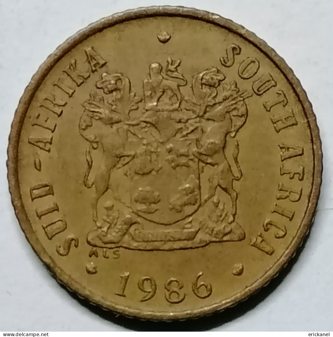 SOUTH AFRICA 1986 1 CENT - Sudáfrica