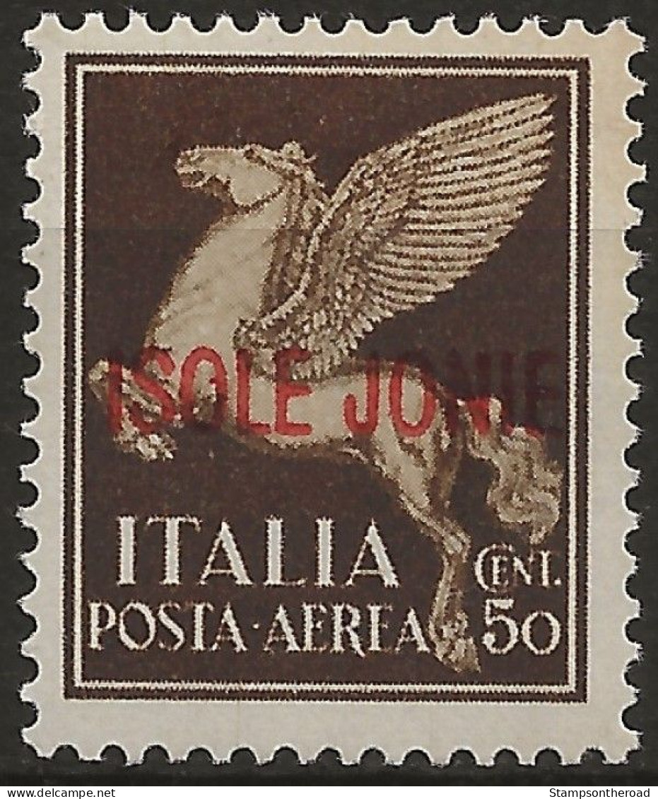 OIJOPA1N - 1941 Occup. Milit. Ital. ISOLE JONIE, Sass. Nr. 1, Francobollo Di P.A. Nuovo Senza Linguella **/ - Isole Ionie