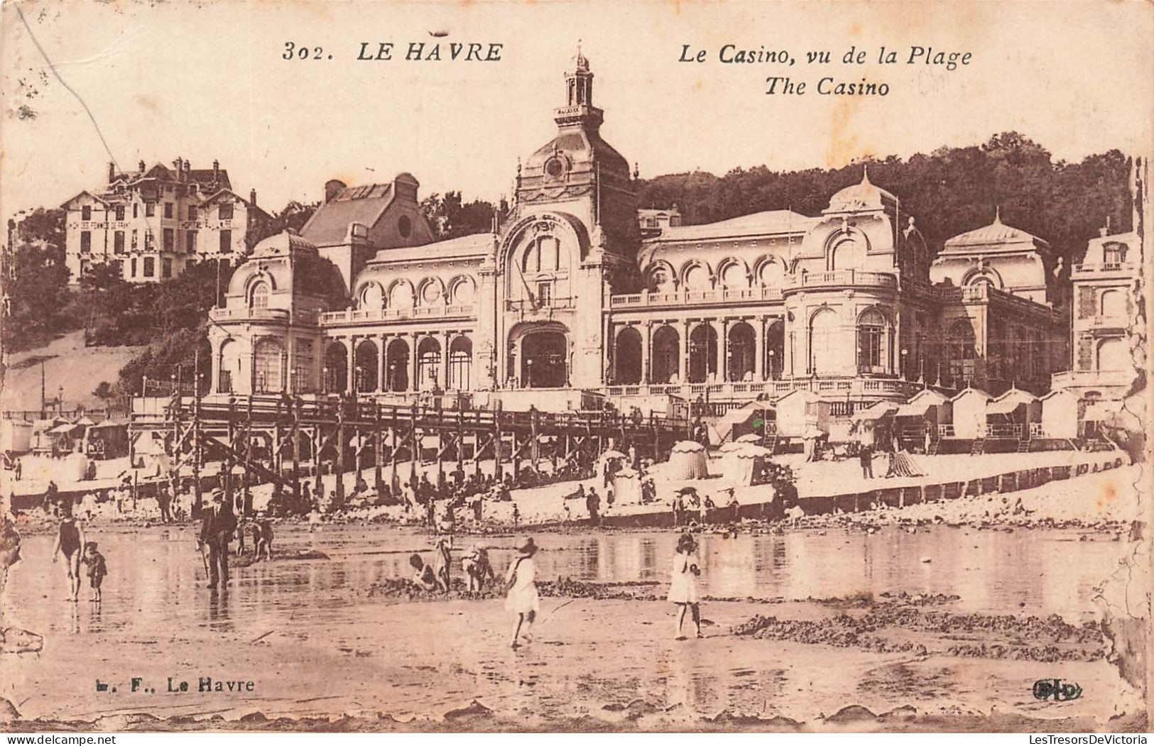 FRANCE - Le Havre - Vue Sur Le Casino - Vue De La Plage - The Casino - Animé - La Plage - Carte Postale Ancienne - Unclassified