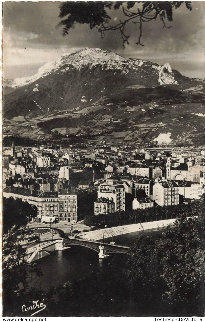 FRANCE - Les Belles Alpes Françaises - Grenoble - Vue Sur La Ville Et Le Moucherotte - Carte Postale Ancienne - Grenoble
