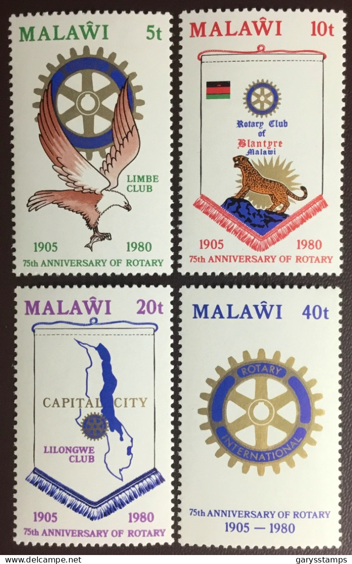 Malawi 1980 Rotary Anniversary MNH - Malawi (1964-...)