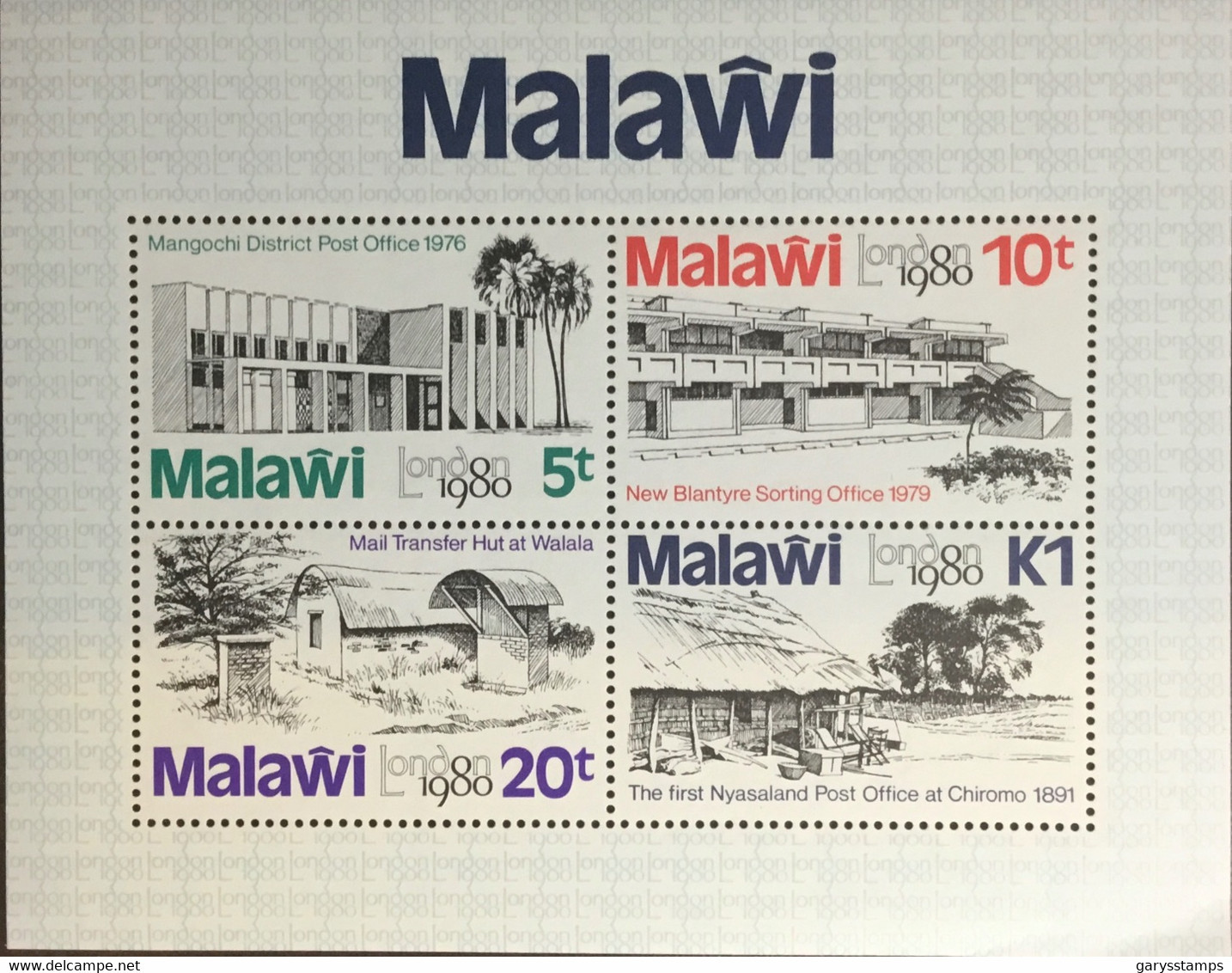 Malawi 1980 London ‘80 Minisheet MNH - Malawi (1964-...)