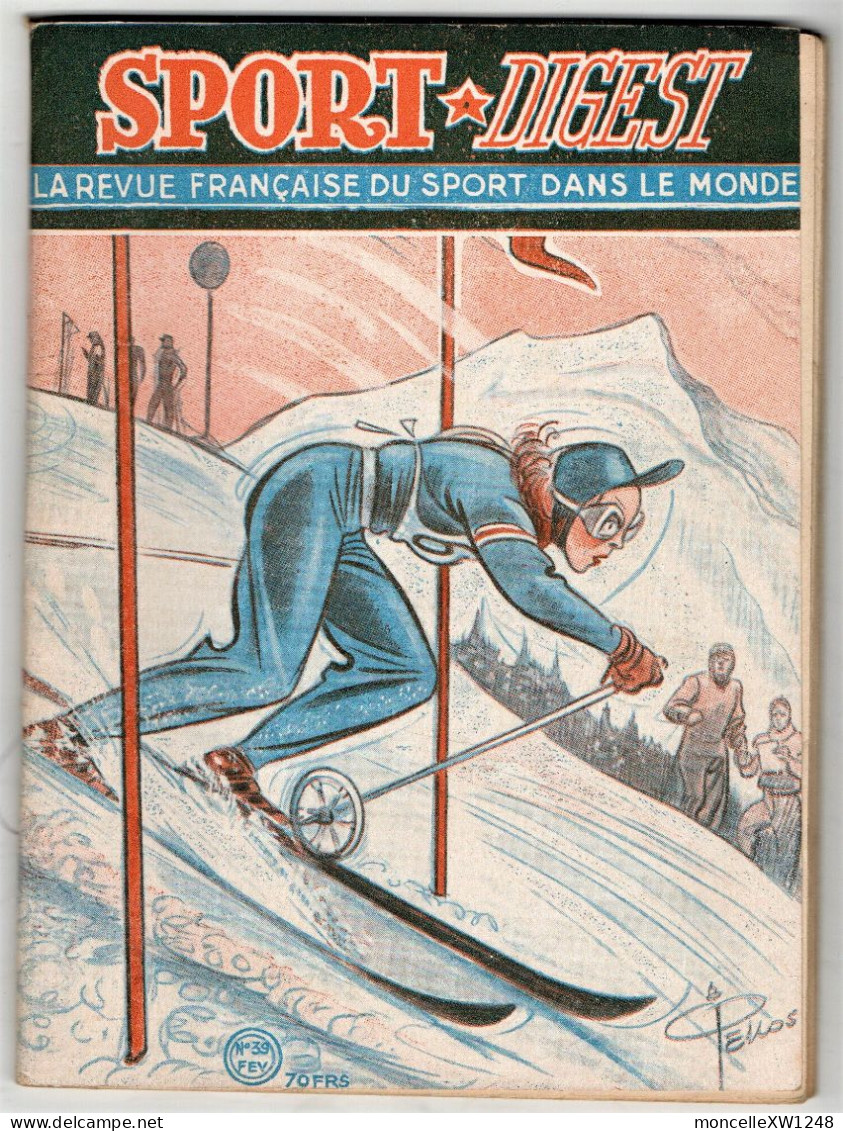 Sport Digest 1950-52 - Lot 3 X N° 14-26-39 - Ski...- Dessins De Pellos - Winter Sports