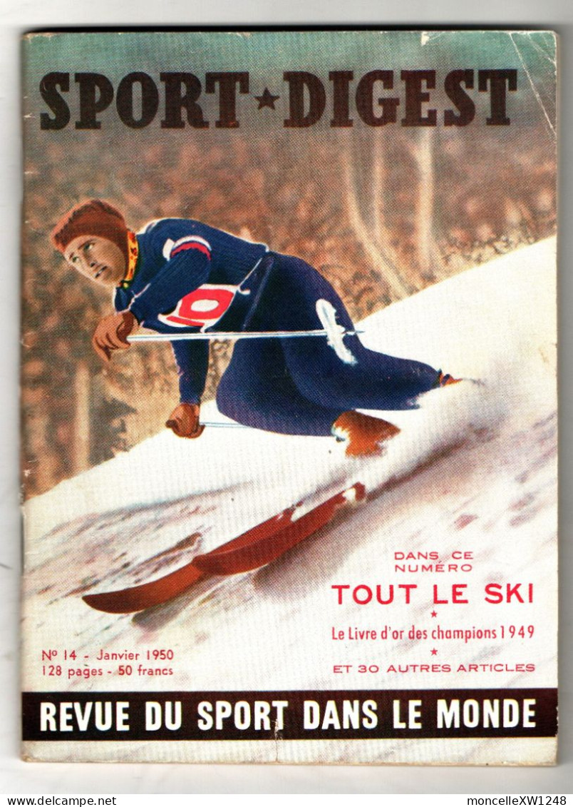 Sport Digest 1950-52 - Lot 3 X N° 14-26-39 - Ski...- Dessins De Pellos - Sports D'hiver