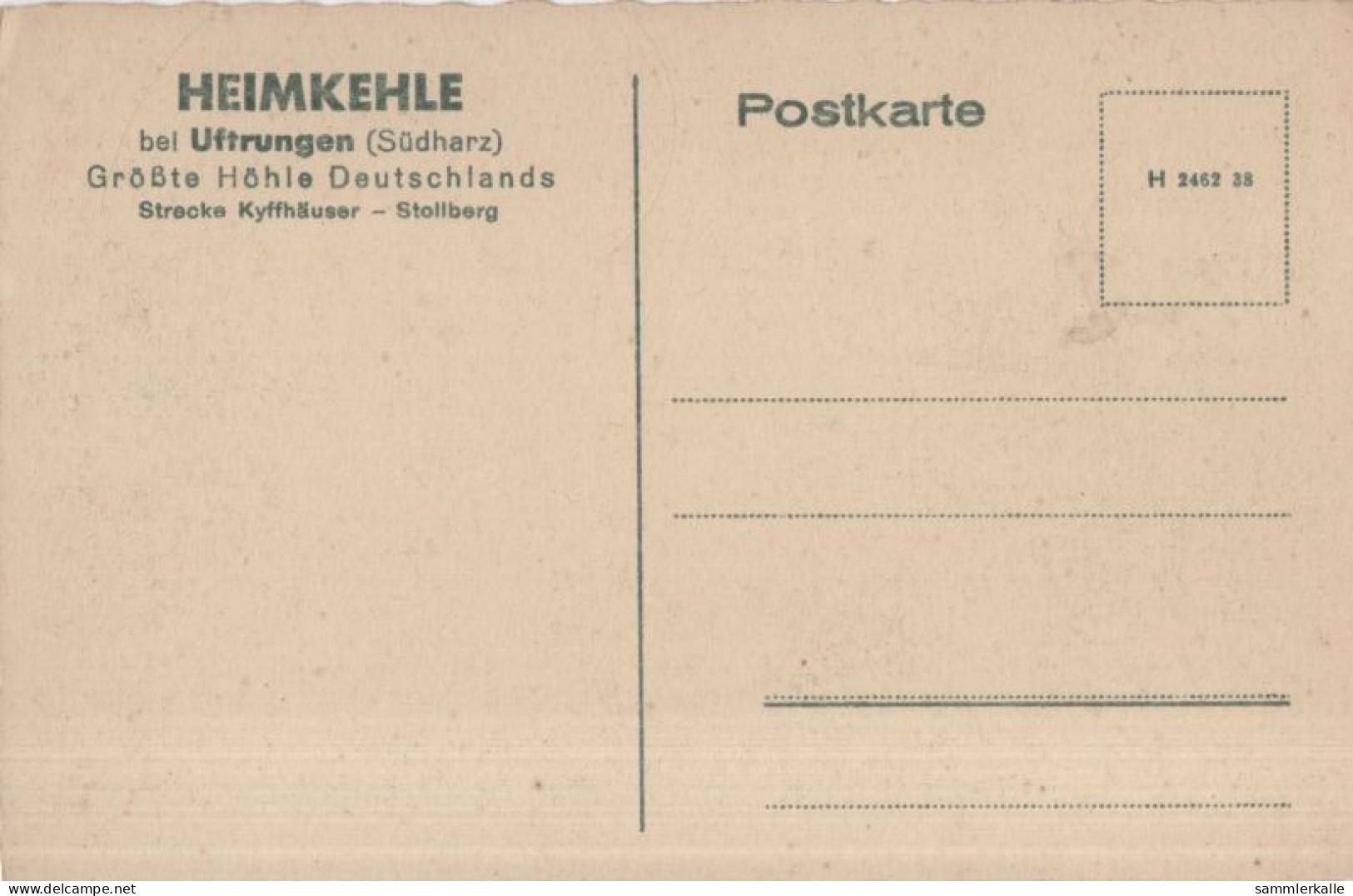 137406 - Uftrungen - HöhleHeimhehle, Riesentunnel - Mansfeld