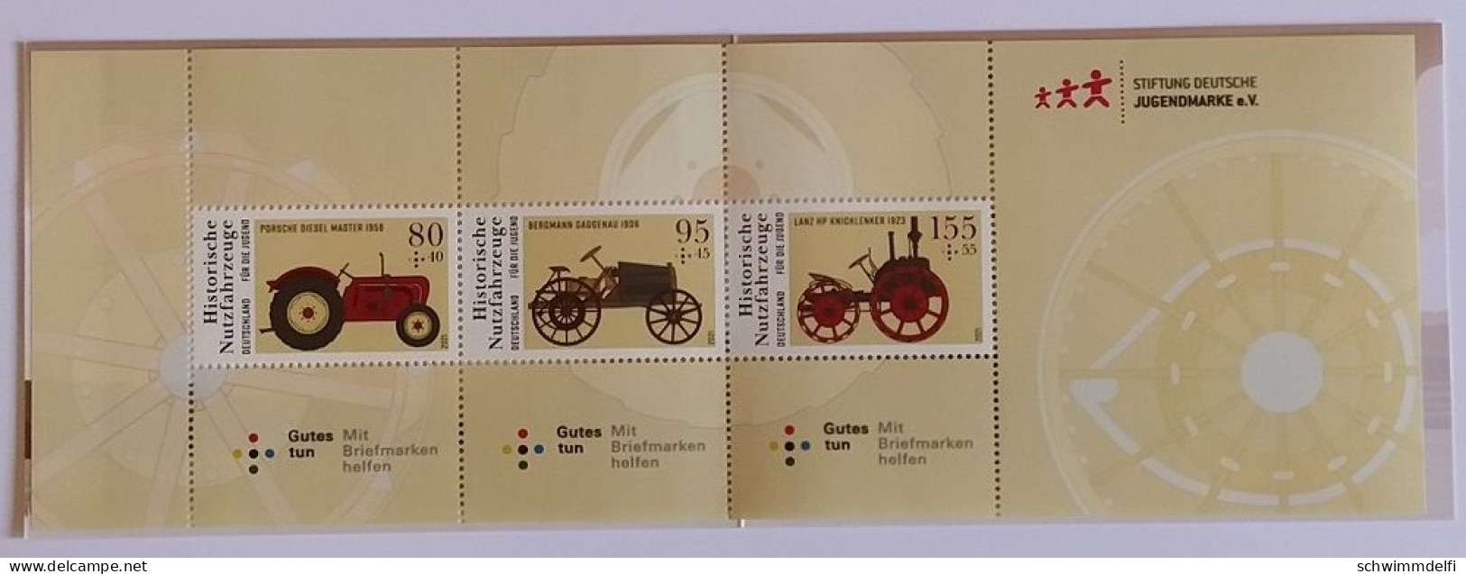 DEUTSCHLAND - BRD - GERMANY - ALEMANIA - HISTORISCHE NUTZFAHRZEUGE 2021 - MARKENSET 122 - MI: 3618-3620 - NEU - NUEVO - 2021-…