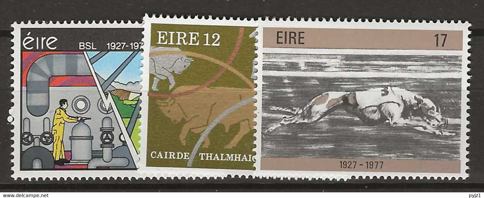 1977 MNH Ireland Mi 368-70 Postfris** - Ongebruikt