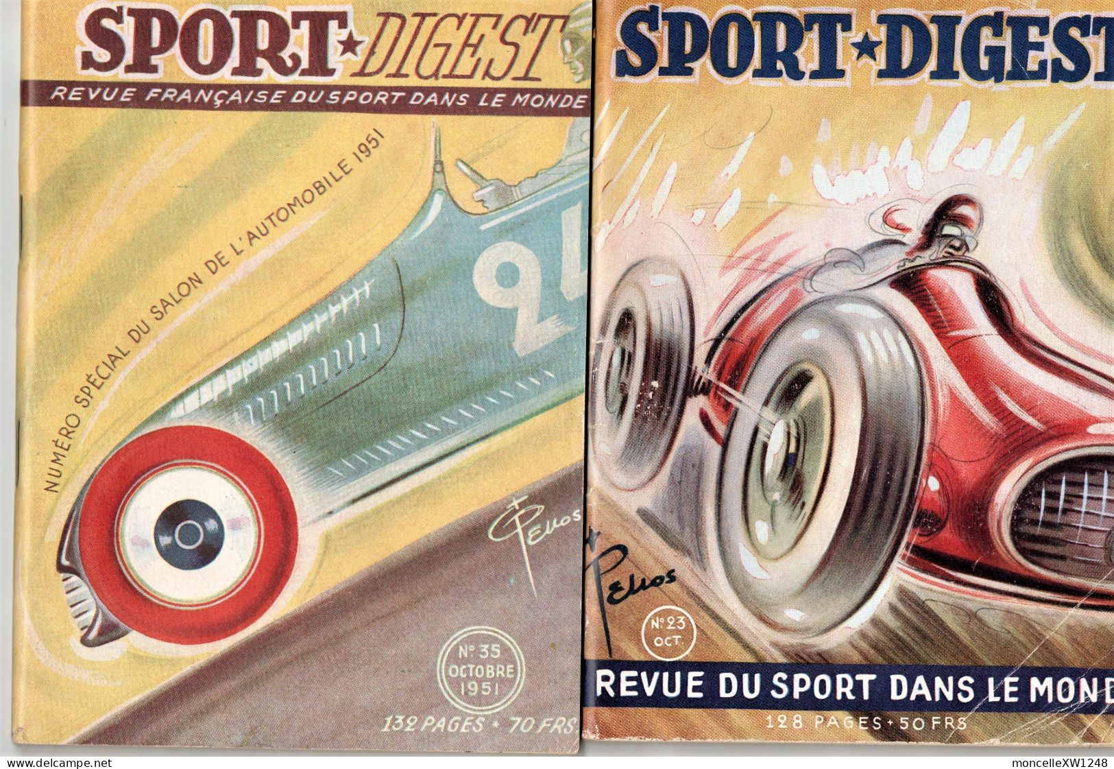 Sport Digest Lot 3 X N° 18-23-35 - Automobile...- Dessins De Pellos - Automobile - F1