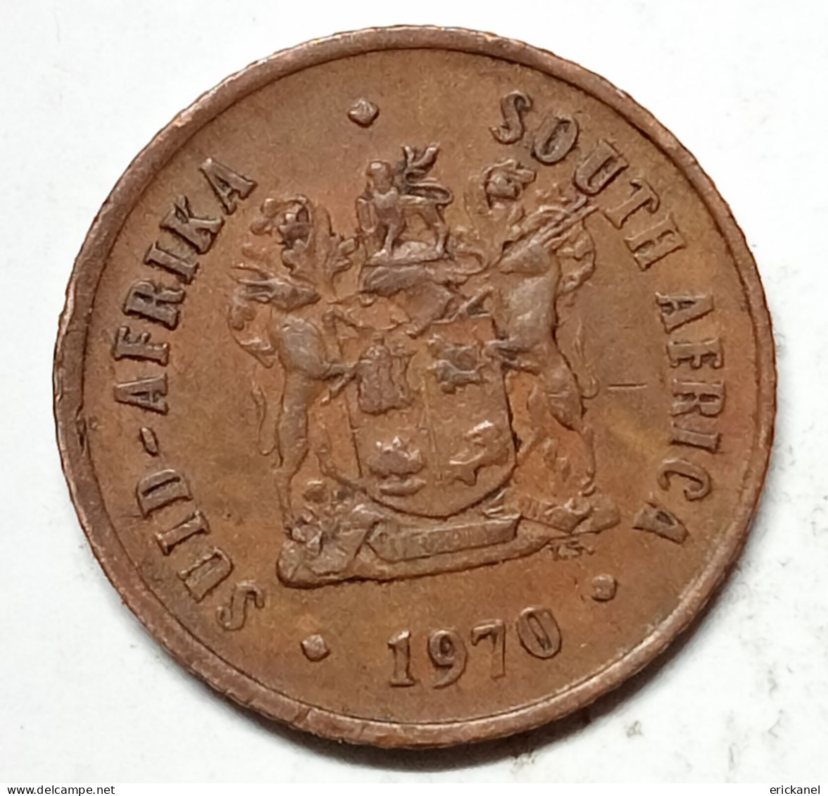 SOUTH AFRICA 1970 1 CENT - Sud Africa