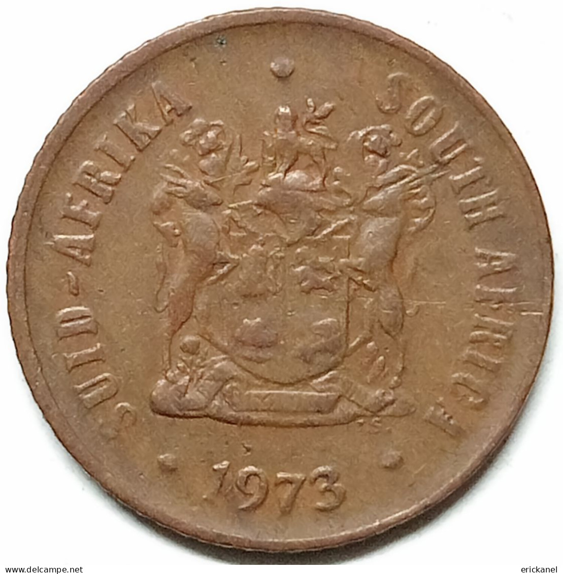 SOUTH AFRICA 1973 1 CENT - Afrique Du Sud