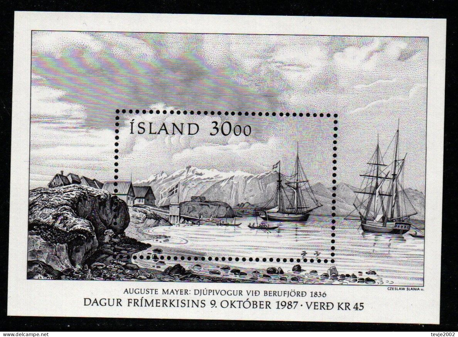 Island 1987 - Mi.Nr. Block 8 - Postfrisch MNH - Blocs-feuillets