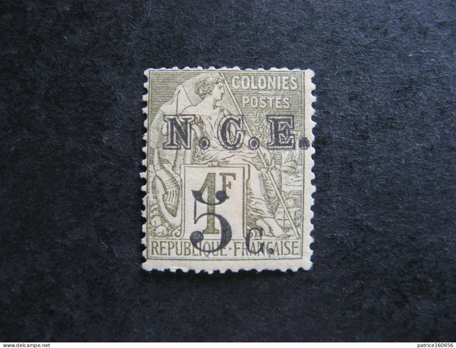 A). Nouvelle-Calédonie: N° 10, Neuf X . - Unused Stamps
