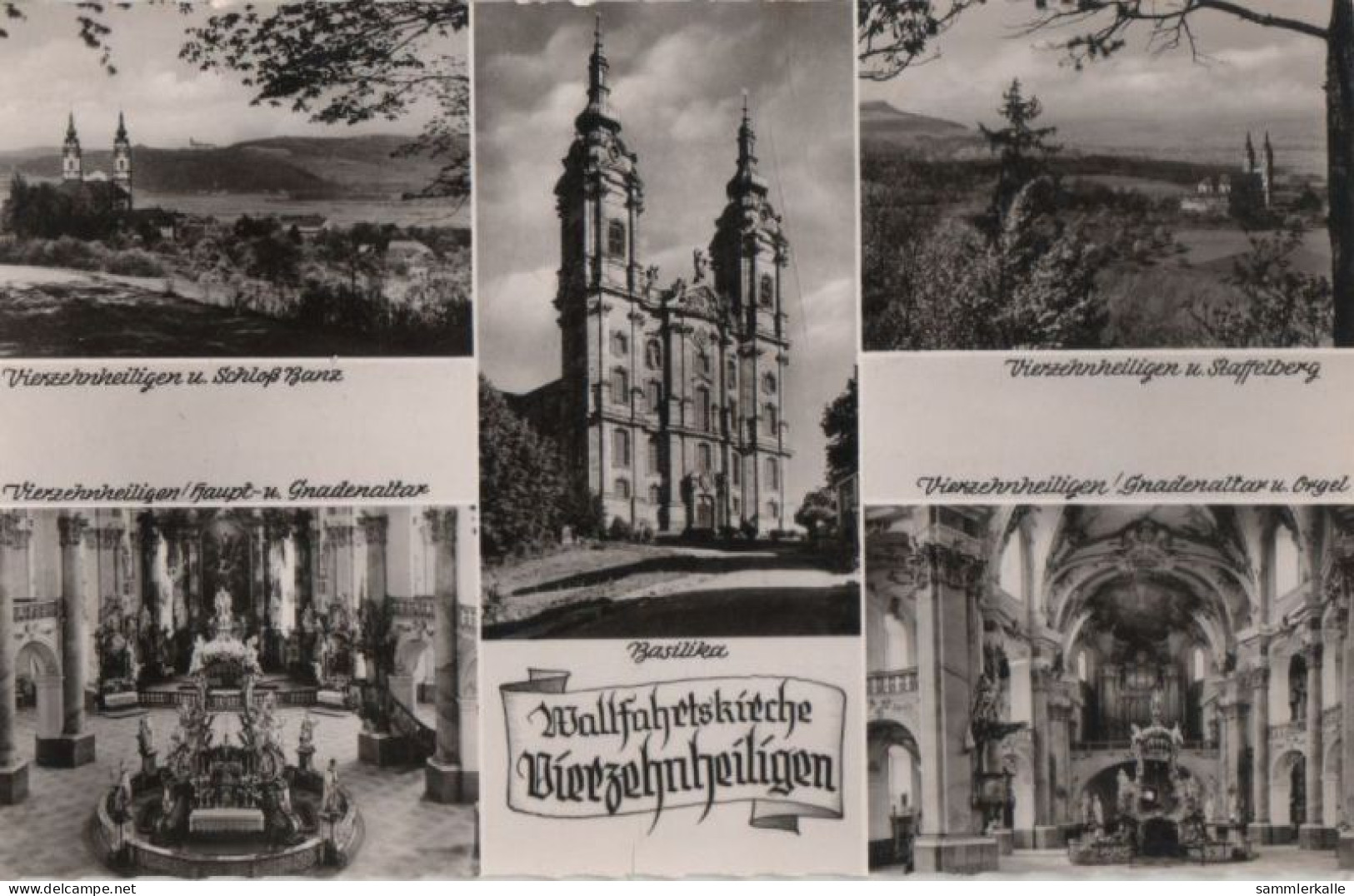 69877 - Bad Staffelstein, Vierzehnheiligen - U.a. Gnadenaltar Und Orgel - 1958 - Staffelstein