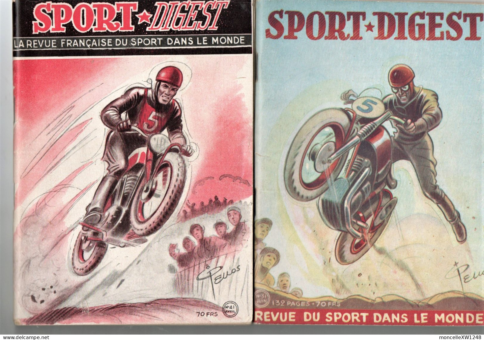 Sport Digest Lot 3 X N° 12-31-41 - Moto...- Dessins De Pellos - Otros & Sin Clasificación