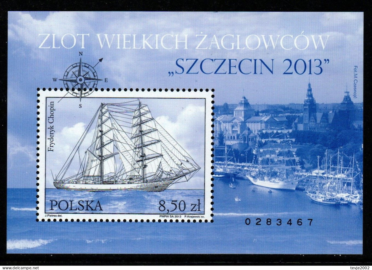 Polen 2013 - Mi.Nr. Block 218 - Postfrisch MNH - Schiffe Ships - Bateaux