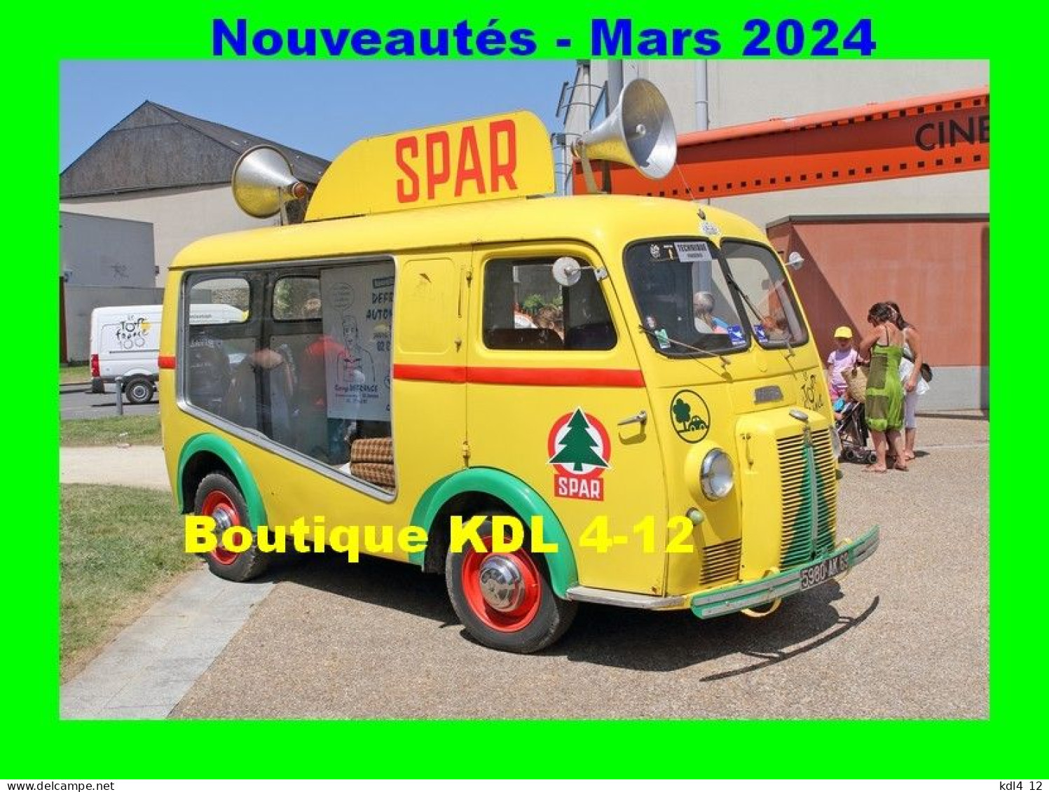 AL UT 30 - Fourgon Publicitaire Des Magasins SPAR Peugeot D 4 - FOUGERES - Ille Et Vilaine - Camion, Tir