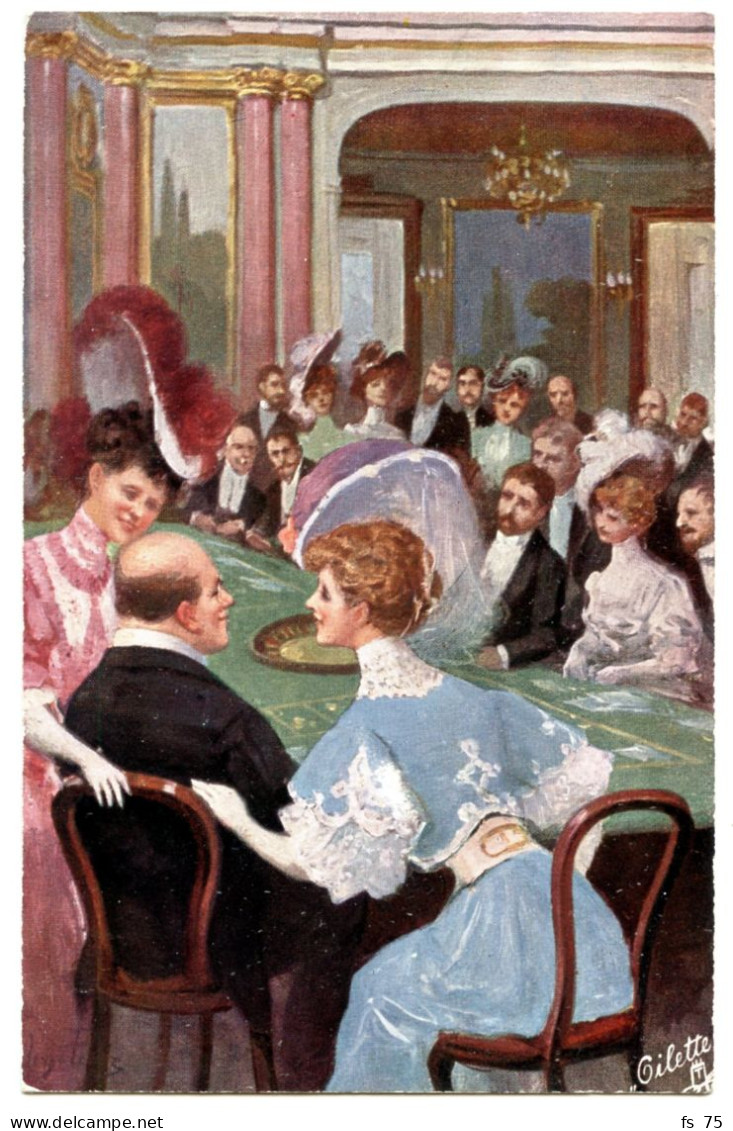 TUCK'S POSTCARD 1910s - MONTE CARLO - THE GAMING SALOONS N. 7702  - LOT DE 6 CARTES POSTALES - Tuck, Raphael