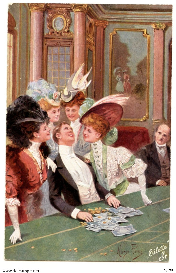 TUCK'S POSTCARD 1910s - MONTE CARLO - THE GAMING SALOONS N. 7702  - LOT DE 6 CARTES POSTALES - Tuck, Raphael