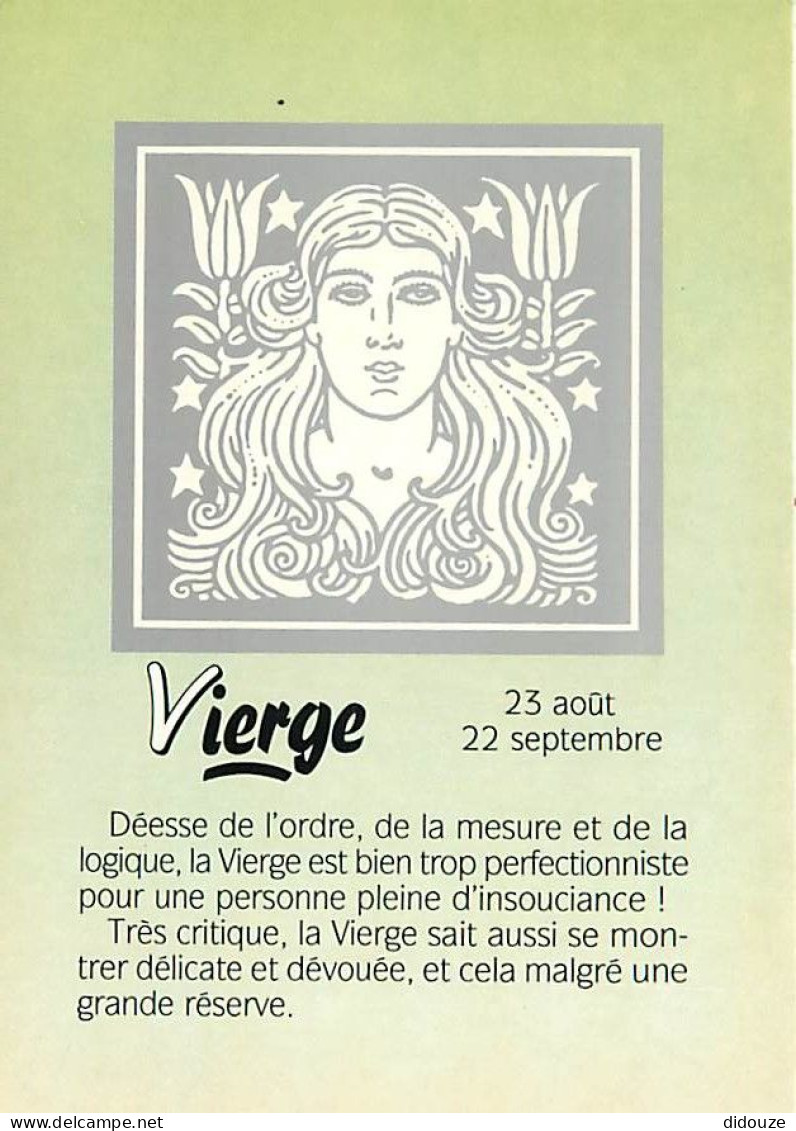 Astrologie - Vierge - CPM - Carte Neuve - Voir Scans Recto-Verso - Astrología