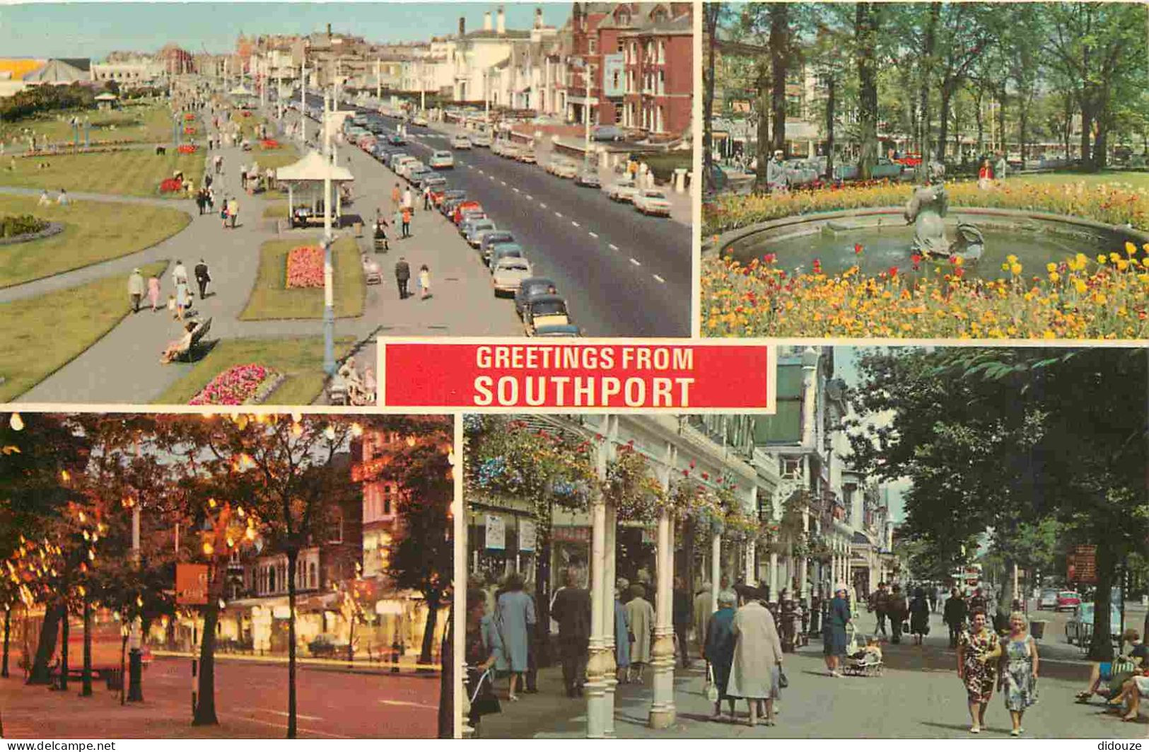 Angleterre - Southport - Multivues - Lancashire - England - Royaume Uni - UK - United Kingdom - CPM Format CPA - Carte N - Southport